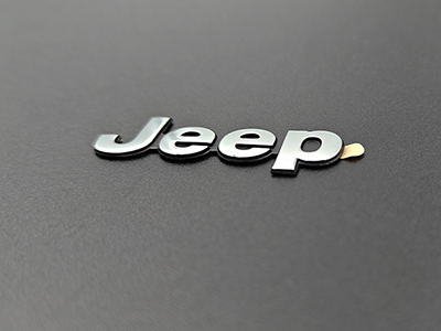 Automotive electroformed nickel emblems